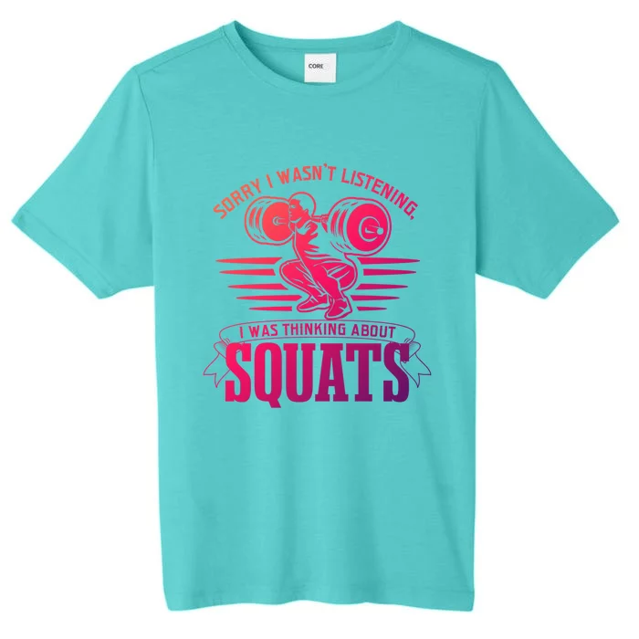 Strength Training Gym Powerlifting Squats Cool Gift ChromaSoft Performance T-Shirt