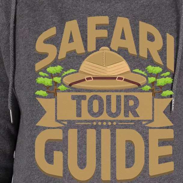 Safari Tour Guide Costume Africa Zoo Outfit Safari Tour Womens Funnel Neck Pullover Hood