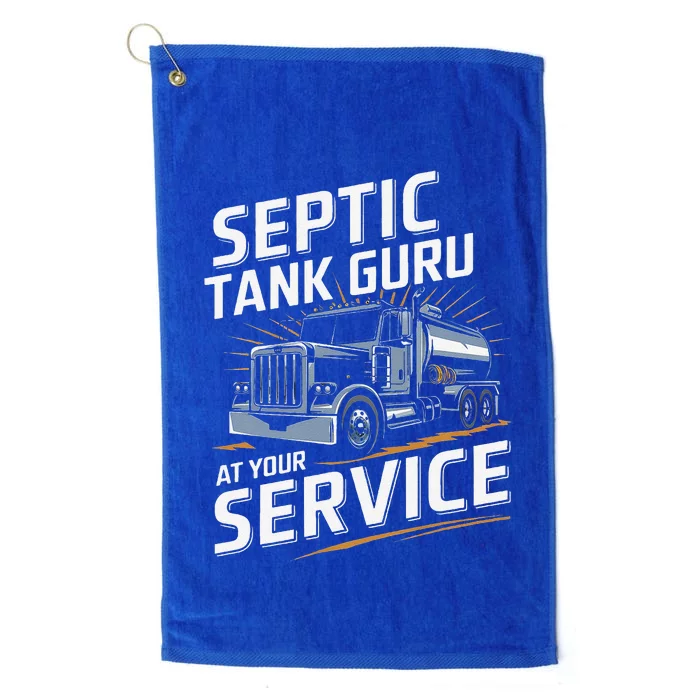 Septic Tank Guru At Your Service Septic Tank Installer Platinum Collection Golf Towel