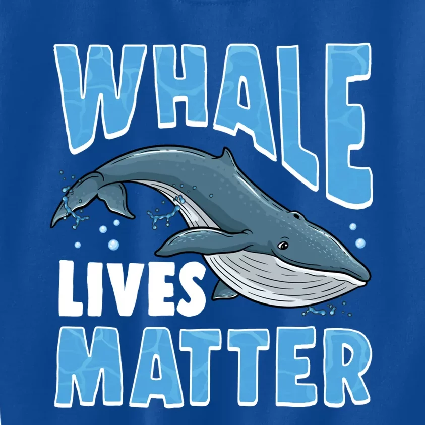 Save The Humpback Whale Lives Matter Funny Gift Kids Sweatshirt