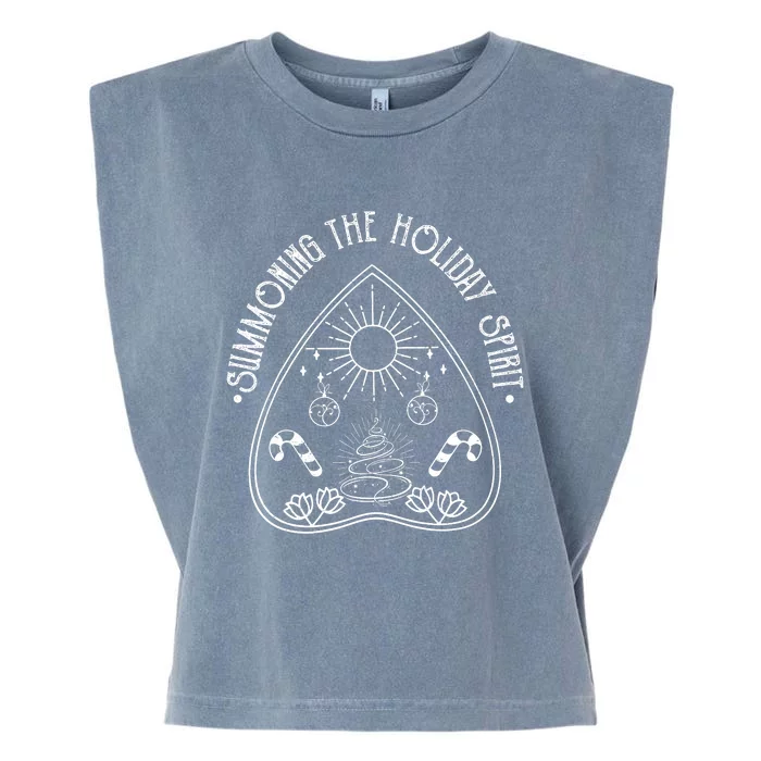 Summoning The Holiday Spirit Festive Season Garment-Dyed Women's Muscle Tee