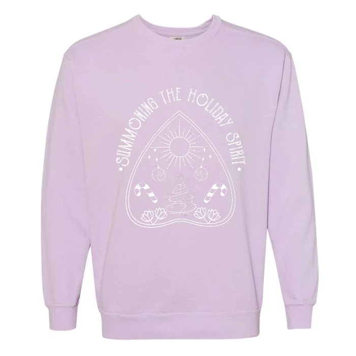 Summoning The Holiday Spirit Festive Season Garment-Dyed Sweatshirt