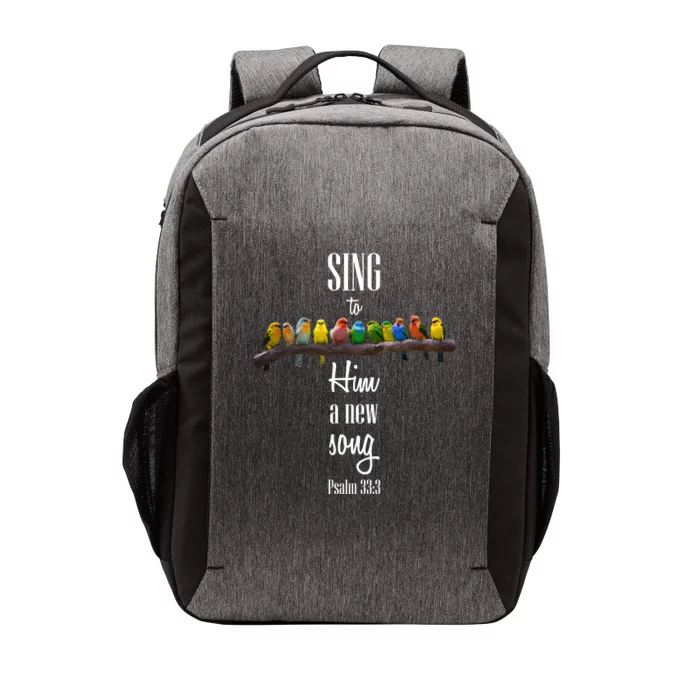 Sing To Him A New Song Psalms 33 3 Vector Backpack