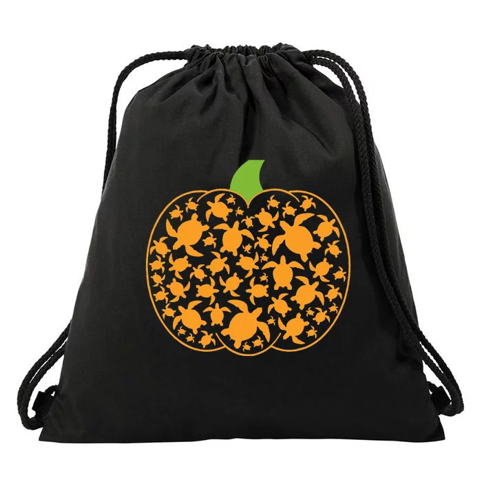 Sea Turtle Halloween Costume Spooky Ocean Theme Drawstring Bag