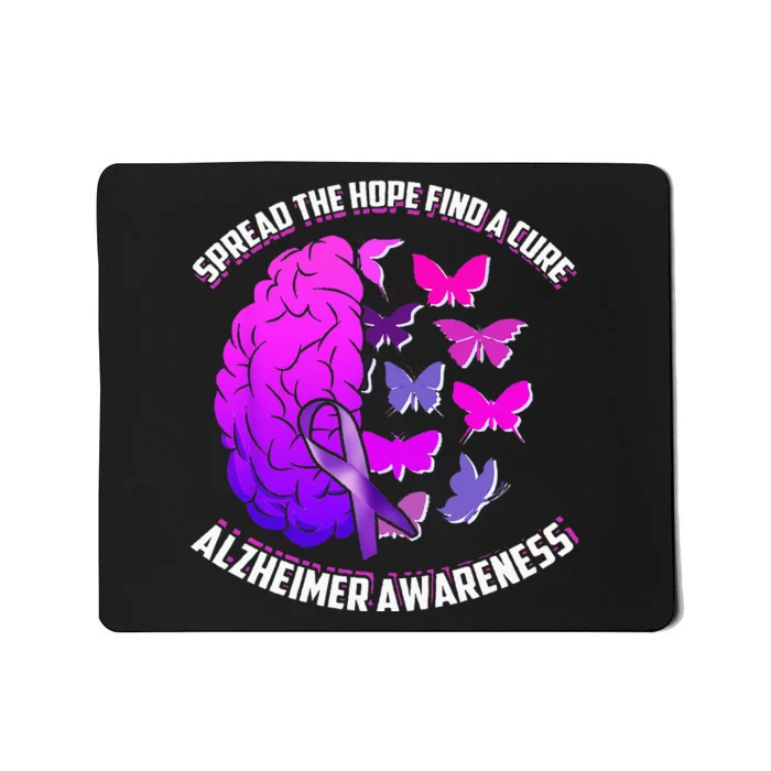 Spread The Hope Find A Cure Alzheimer Awareness Mousepad