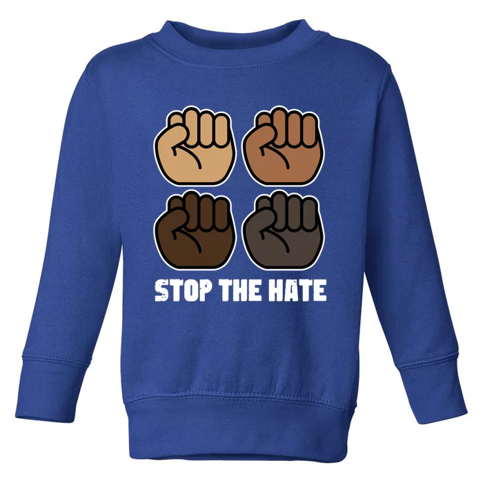 Stop The Hate Equal Rights Activist Gift Toddler Sweatshirt