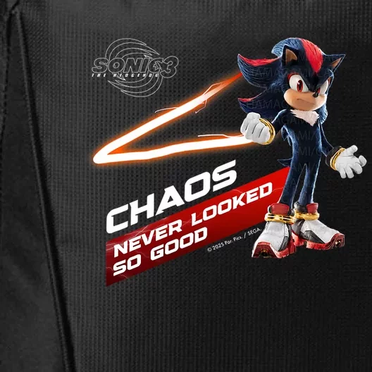 Sonic The Hedgehog 3 Shadow Chaos Never Looked So Good City Backpack