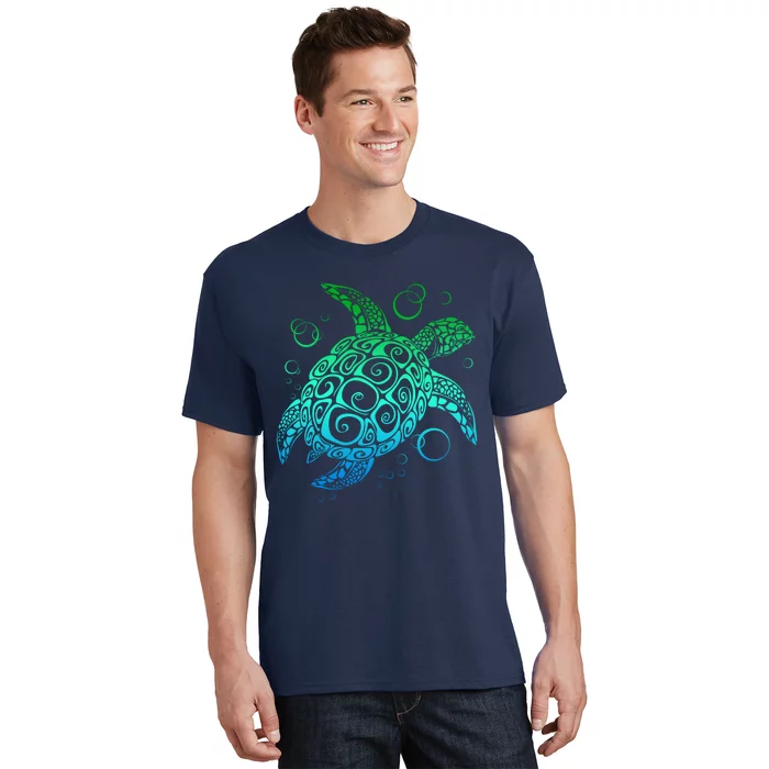 Sea Turtle Hawaiian Honu Long T-Shirt