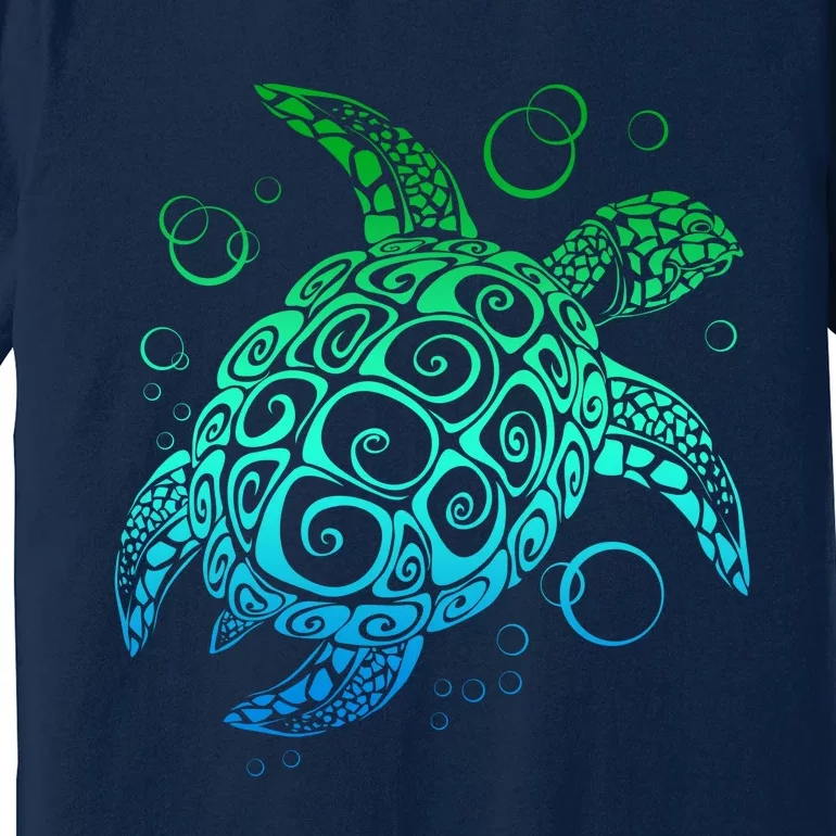 Sea Turtle Hawaiian Honu Long Premium T-Shirt