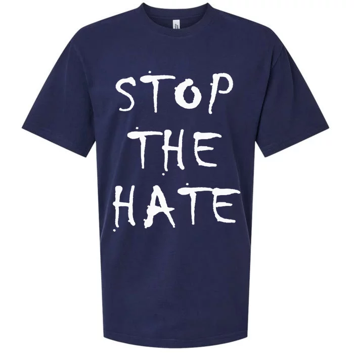 Stop The Hate Sueded Cloud Jersey T-Shirt