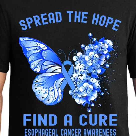 Spread The Hope Find A Cure Esophageal Cancer Awareness Cute Gift Pajama Set