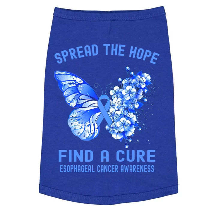 Spread The Hope Find A Cure Esophageal Cancer Awareness Cute Gift Doggie Tank