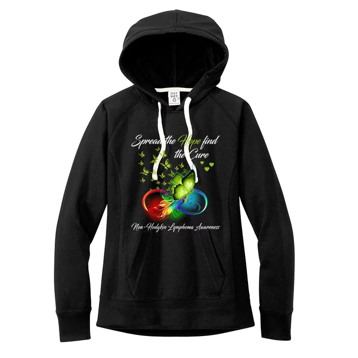 Spread The Hope Find The Cure Awareness Cool Gift Women's Fleece Hoodie