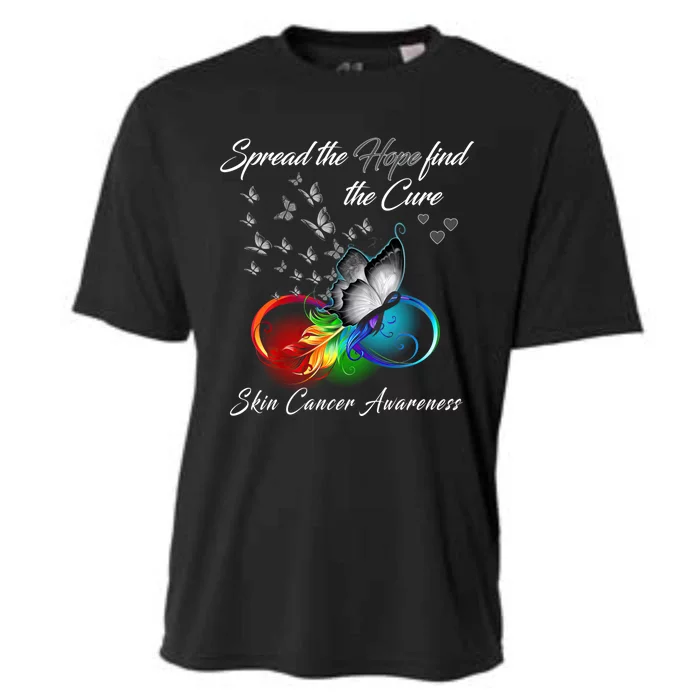 Spread The Hope Find The Cure Gift Cooling Performance Crew T-Shirt