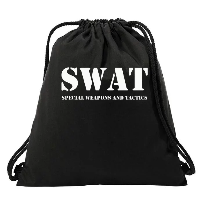 SWAT Team Hoodie Police Uniform Hoody Sweat Drawstring Bag