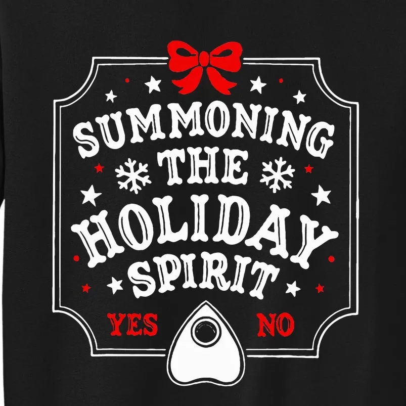 Summoning The Holiday Spirit Funny Christmas Sweatshirt