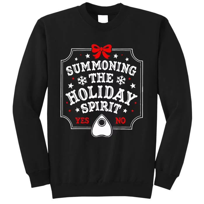 Summoning The Holiday Spirit Funny Christmas Sweatshirt