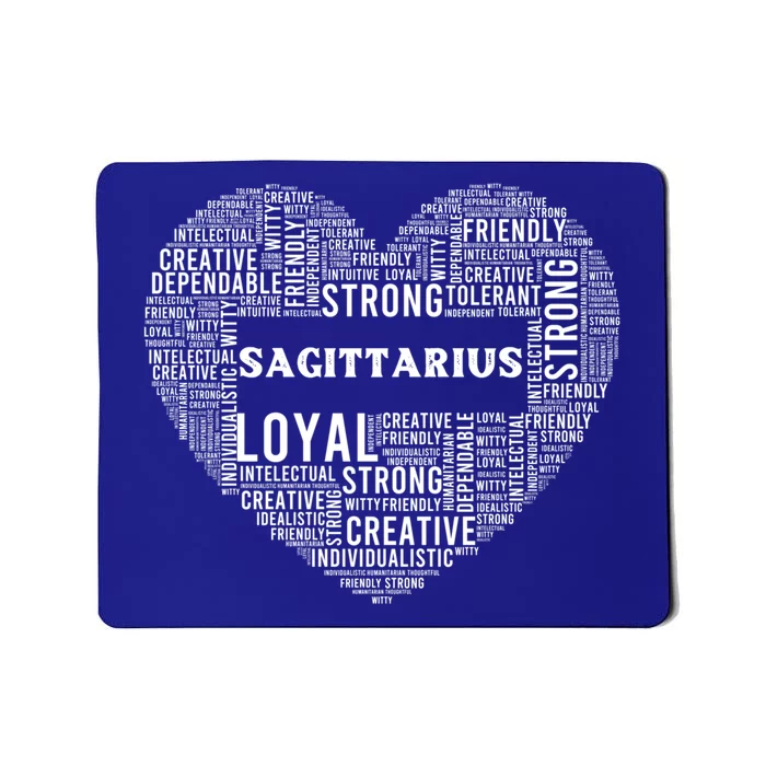 Sagittarius Traits Horoscope Zodiac Astrological Sign Love Gift Mousepad