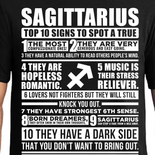 Sagittarius Traits Horoscope Zodiac Sign Funny Gift Pajama Set