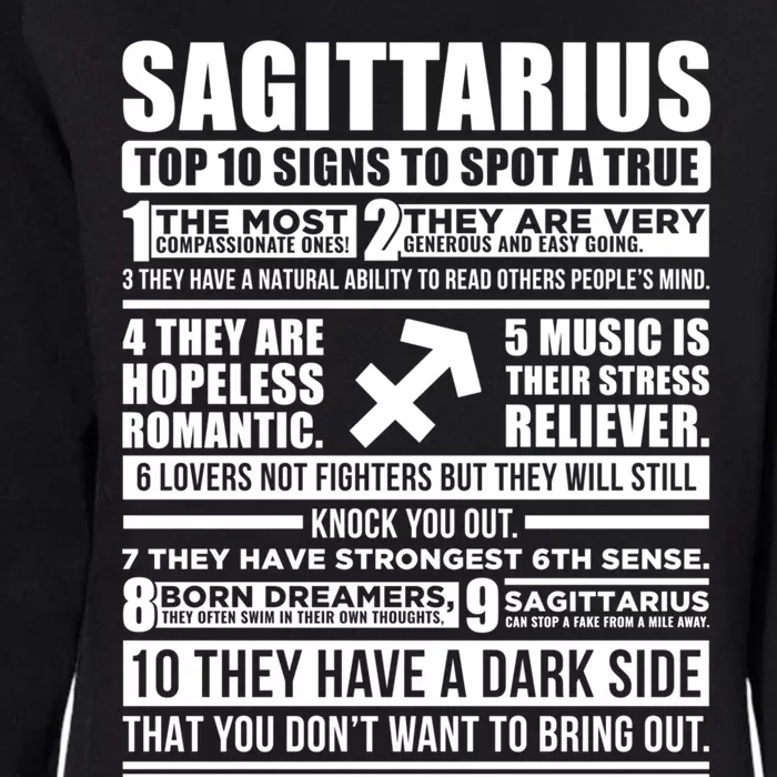 Sagittarius Traits Horoscope Zodiac Sign Funny Gift Womens California Wash Sweatshirt