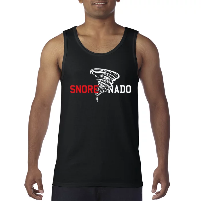 Snoring Tornado Hurricane Sleeping Sleeper Tank Top