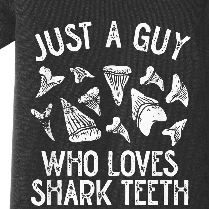 Shark Teeth Hunter Shark Tooth Hunting Fossil Hunter Baby Bodysuit