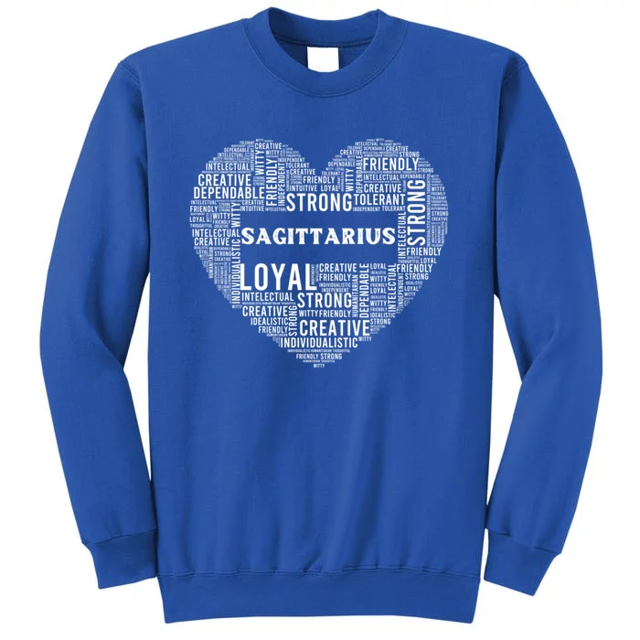 Sagittarius Traits Horoscope Zodiac Astrological Sign Love Great Gift Tall Sweatshirt