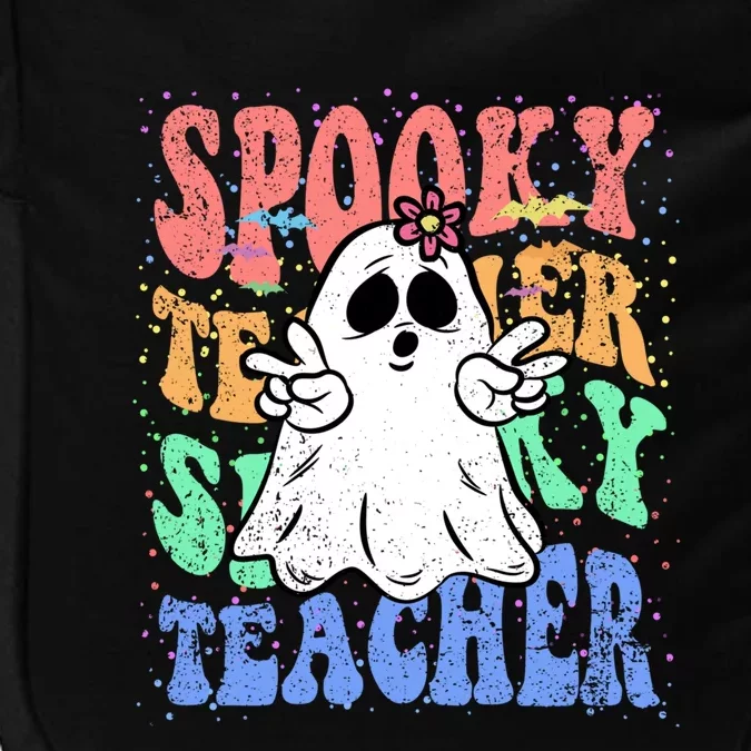 Spooky Teacher Halloween Design Preschool Prek Kindergarten Cute Gift Impact Tech Backpack