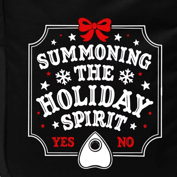 Summoning The Holiday Spirit Funny Christmas Gift Impact Tech Backpack