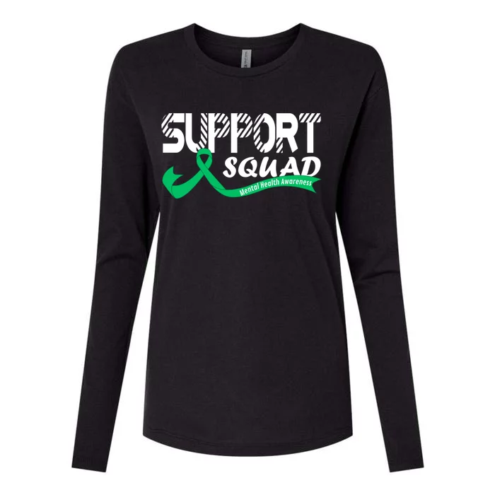 Squad Tal Health Awareness Ribbon Green Gift Womens Cotton Relaxed Long Sleeve T-Shirt