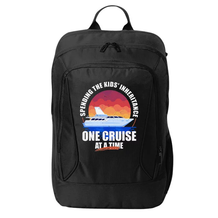 Spending The Inheritance One Cruise At A Time City Backpack