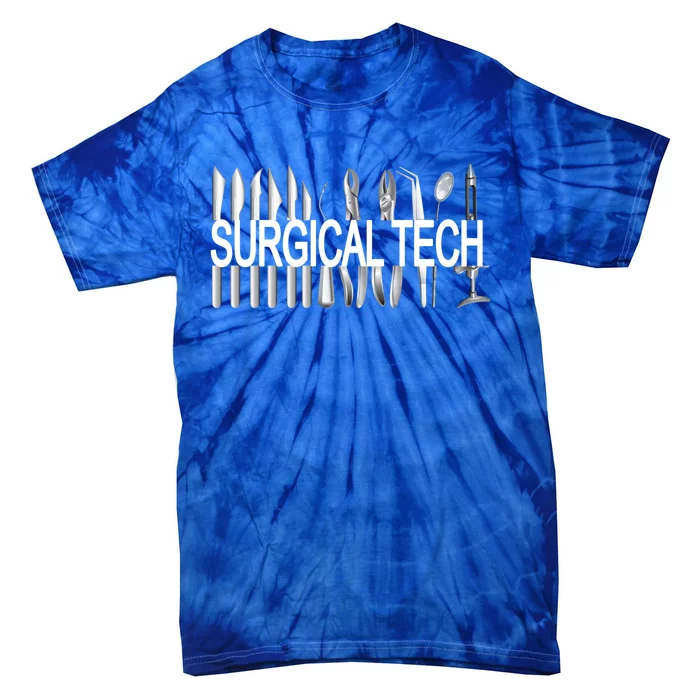 Surgical Tech Instruts Surgical Technologist Scrub Tech Gift Tie-Dye T-Shirt