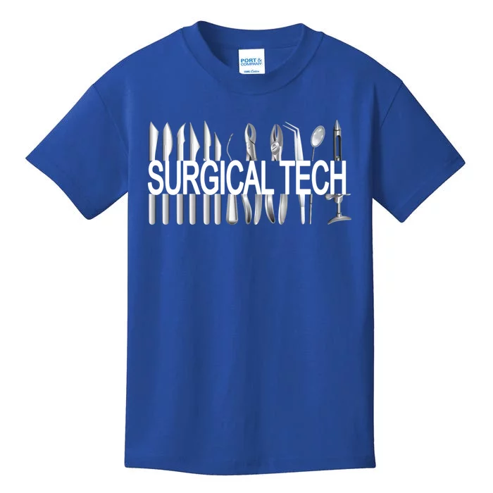 Surgical Tech Instruts Surgical Technologist Scrub Tech Gift Kids T-Shirt