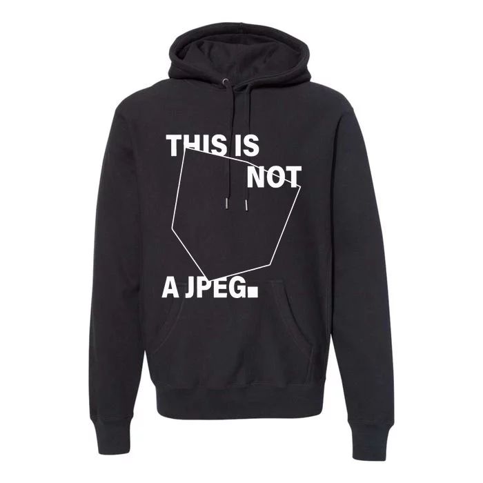 .Swoosh This Is Not A Jpeg Premium Hoodie