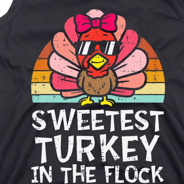 Sweetest Turkey In The Flock Thanksgiving Tank Top