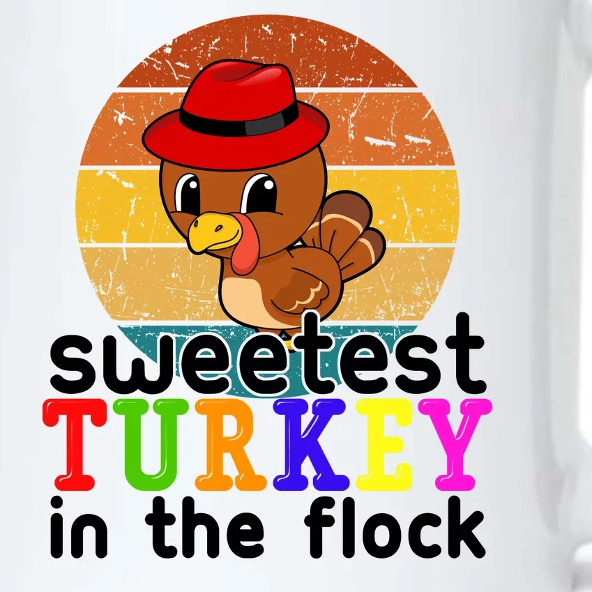 Sweetest Turkey In The Flock Black Color Changing Mug