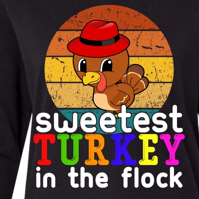 Sweetest Turkey In The Flock Womens Cotton Relaxed Long Sleeve T-Shirt