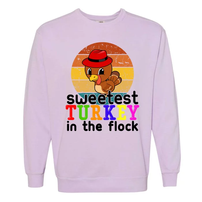 Sweetest Turkey In The Flock Garment-Dyed Sweatshirt