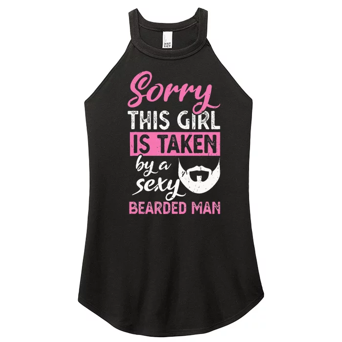 Sorry this is taken by a sexy bearded man Women’s Perfect Tri Rocker Tank