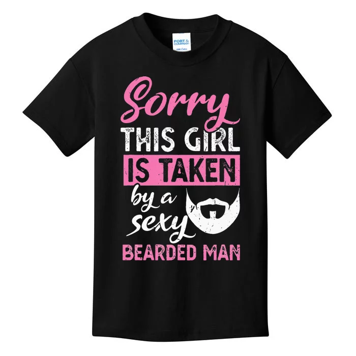 Sorry this is taken by a sexy bearded man Kids T-Shirt