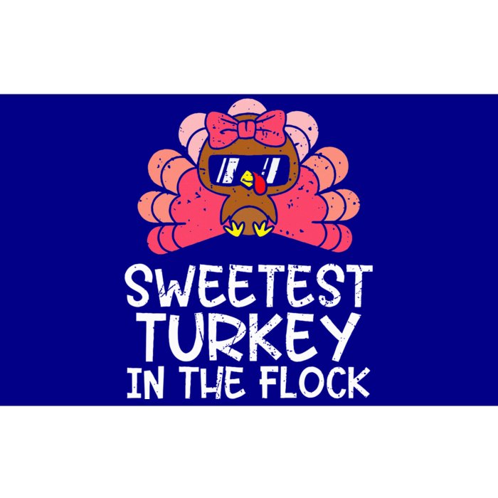 Sweetest Turkey In The Flock Thanksgiving Bumper Sticker