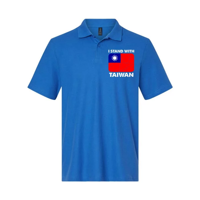 Support Taiwan I Stand With Taiwan Taiwanese Flag Gift Softstyle Adult Sport Polo