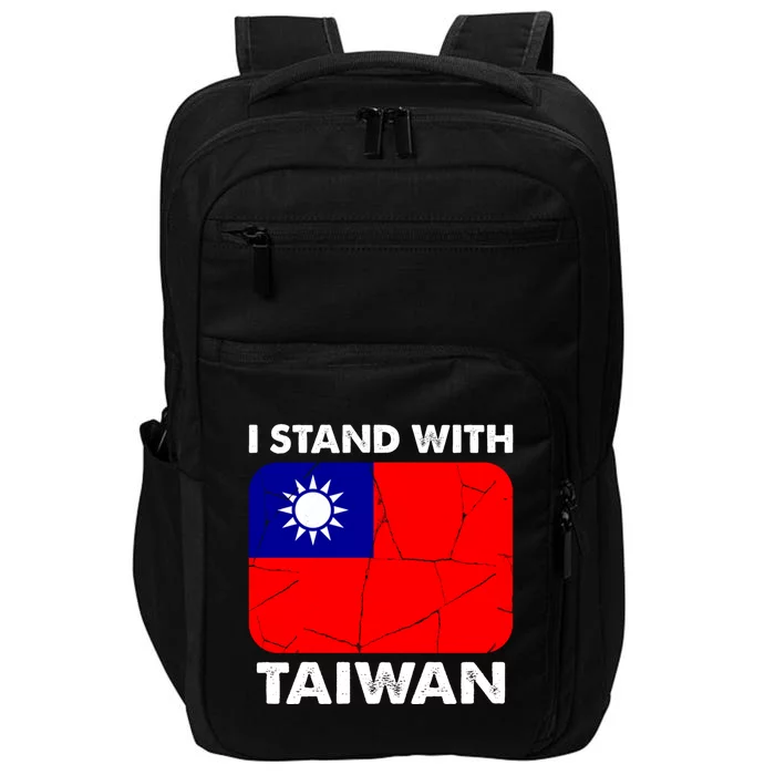 Support Taiwan I Stand With Taiwan Taiwanese Flag Gift Impact Tech Backpack