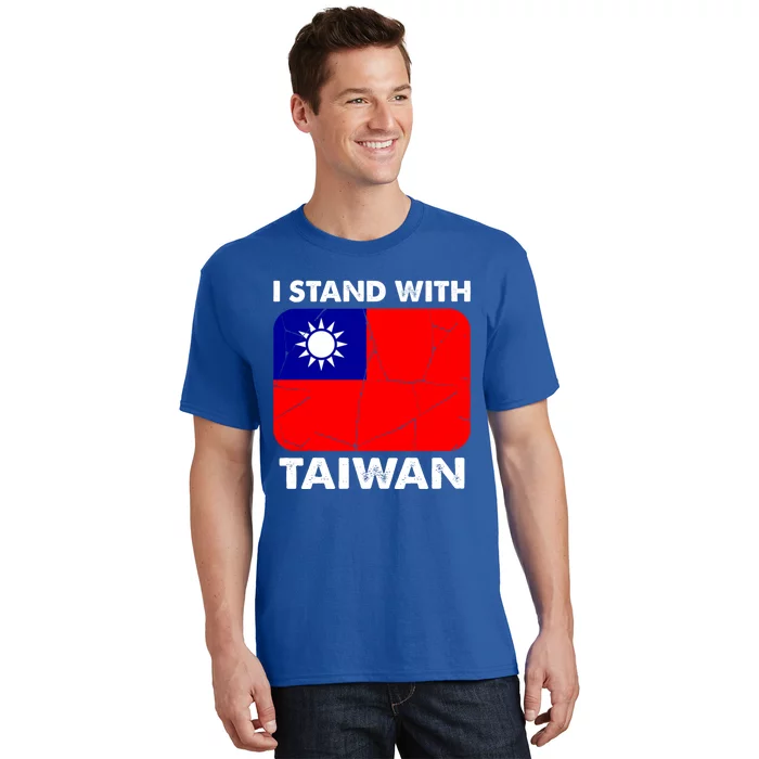 Support Taiwan I Stand With Taiwan Taiwanese Flag Gift T-Shirt