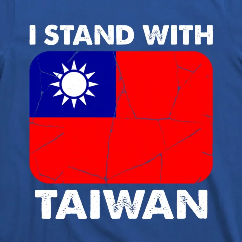 Support Taiwan I Stand With Taiwan Taiwanese Flag Gift T-Shirt