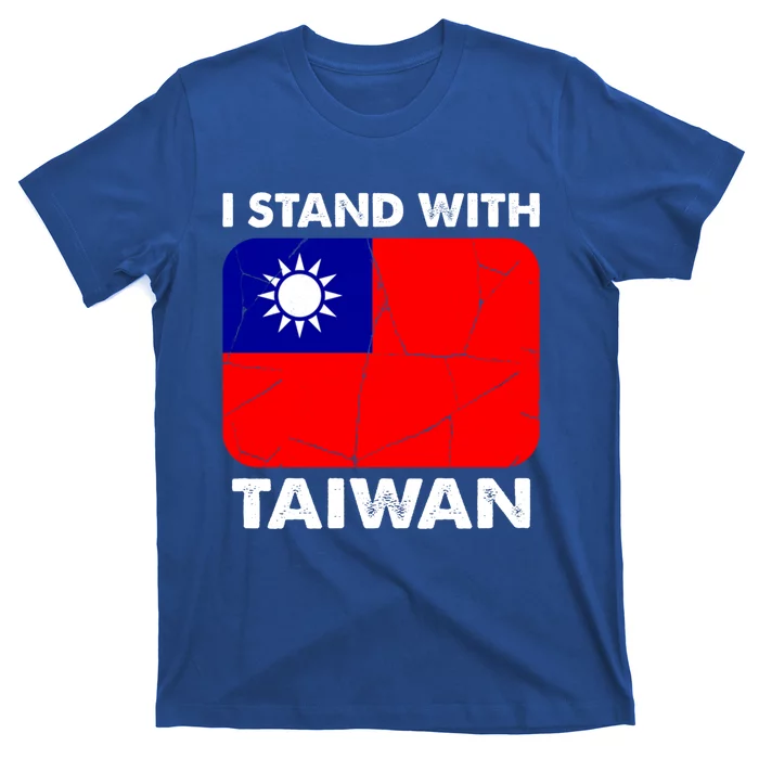 Support Taiwan I Stand With Taiwan Taiwanese Flag Gift T-Shirt