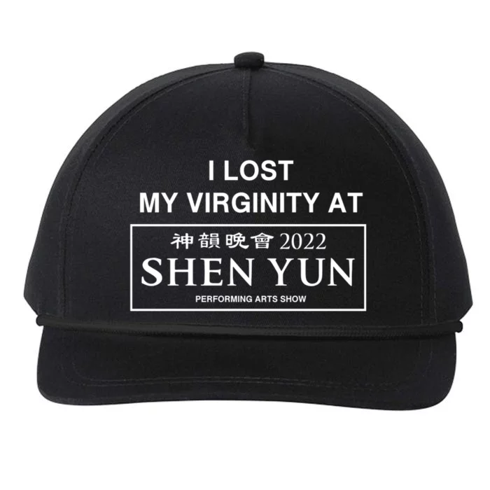 Similar To I Lost My Virginity At Shen Yun Performing Arts Show Snapback Five-Panel Rope Hat