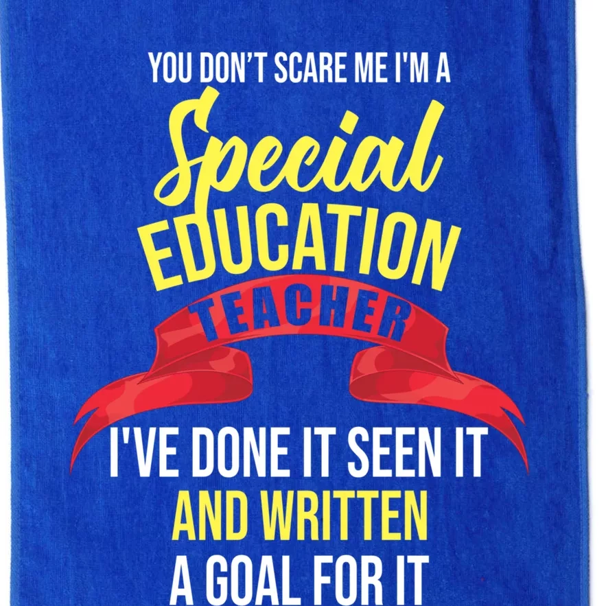 Sped Teacher Ive Done It Seen It Special Education Teacher Gift Platinum Collection Golf Towel