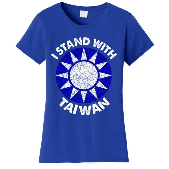 Support Taiwan I Stand With Taiwan Taiwanese Flag Gift Women's T-Shirt