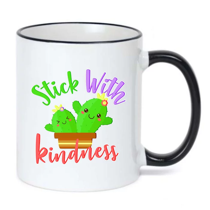 Stick With Kindness Black Color Changing Mug